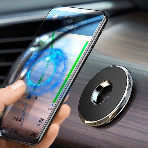 Magnetic metal car - phone, mount